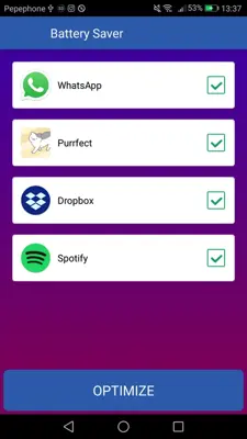 Battery Saver android App screenshot 2